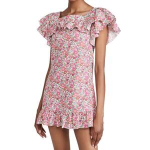 NWT The Vampire's Wife CryBaby Dress - Liberty Fabrics Betsy Linen In Pink UK 12